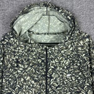 Fabletics The One Jacket Mens XXL Full Zip Hooded Performance Green Obsidian Ink